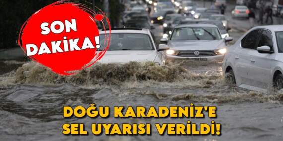 SON DAKİKA: Doğu Karadeniz’e sel uyarısı! Öğleden sonra başlayacak yarın gün boyu sürecek