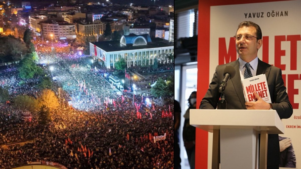 İmamoğlu ‘Bu kitap size emanet’ diyerek tanıttı