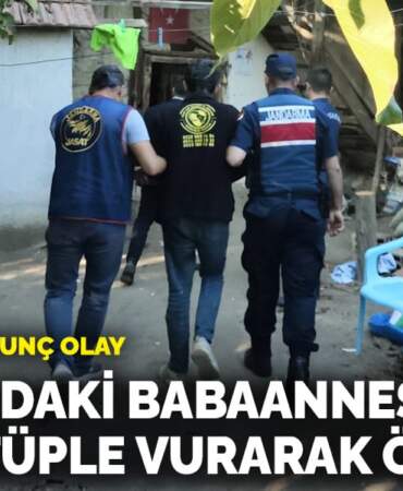 Denizli’de korkunç olay! 94 yaşındaki babaannesini başına tüple vurarak öldürdü