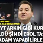 Babacan’dan Mehmet Şimşek’e Erol Taş benzetmesi: Cüneyt Arkın gibi kurtarıcı görüldü şimdi Erol Taş gibi kötü adam yapabilirler