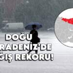 Doğu Karadeniz’de yağış rekoru: Rize, Trabzon ve Giresun’da yaşam durdu