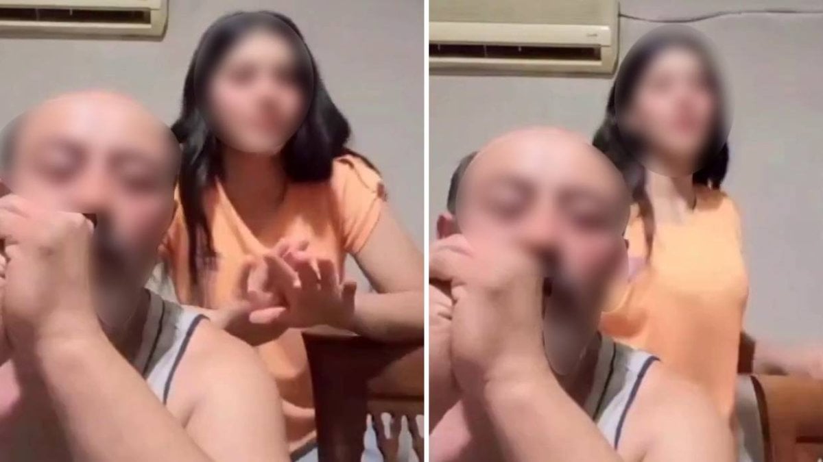 Hatay’da kızını TikTok’ta dans ettirip para kazandıran babanın görüntüleri şok etti! Baba gözaltına alındı