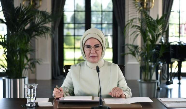 Emine Erdoğan ABD’de lider eşleriyle temas kuracak