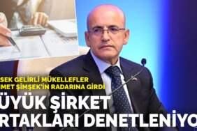 Yüksek gelirli mükellefler Mehmet Şimşek’in radarına girdi: Büyük şirket ortakları denetleniyor