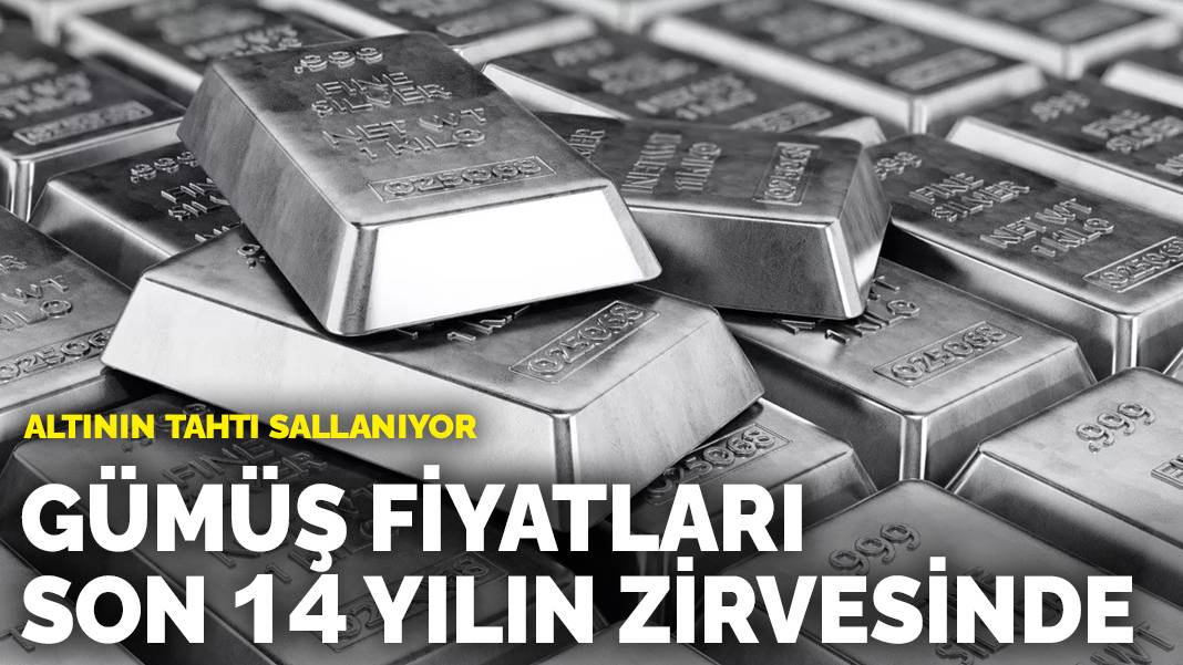 Altının tahtı sallanıyor: Gümüş fiyatları son 14 yılın zirvesinde