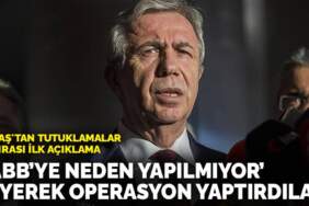 Mansur Yavaş’tan tutuklamalar sonrası ilk açıklama: ‘ABB’ye neden yapılmıyor’ diyerek operasyon yaptırdılar