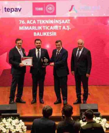 ACA, iki kez üst üste aldığı “Türkiye 100” ödülü ile 4 yıllık büyüme yolculuğunu taçlandırdı