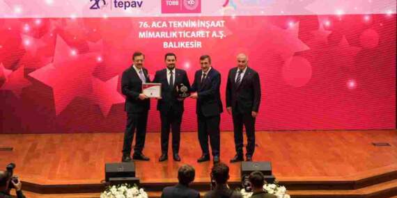 ACA, iki kez üst üste aldığı “Türkiye 100” ödülü ile 4 yıllık büyüme yolculuğunu taçlandırdı