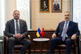 Fidan, Ukrayna Devlet Başkanlığı Ofisi Başkanı Yermak ile bir araya geldi
