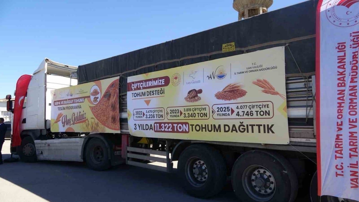Çiftçiye devletten kolaylık sağlayan destek! 3 yılda 11 bin 322 ton tohum desteği verildi