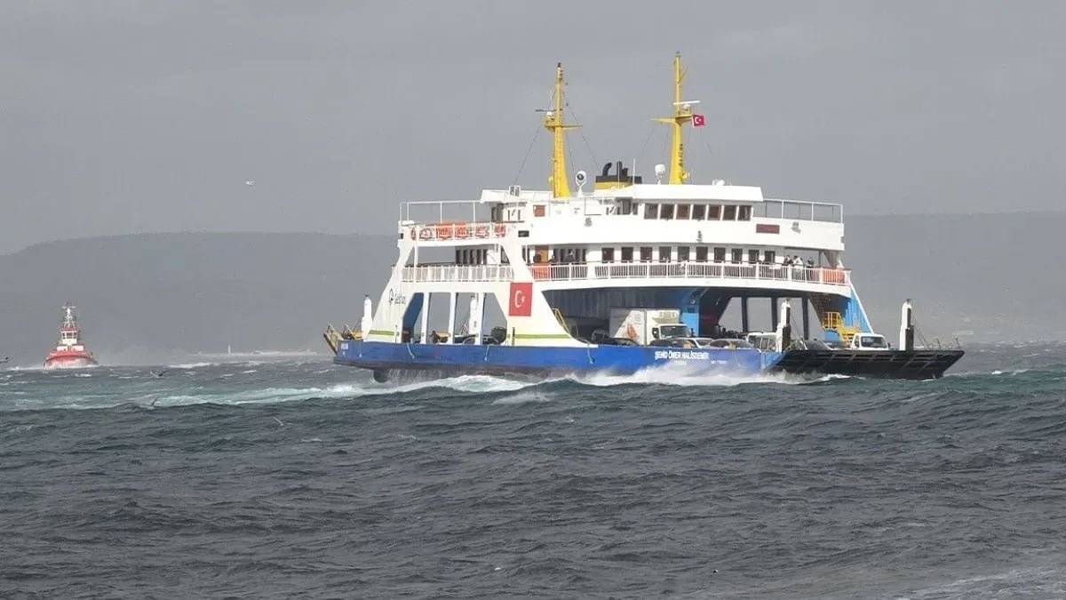 Güney Marmara’da yarınki bazı feribot seferleri iptal edildi