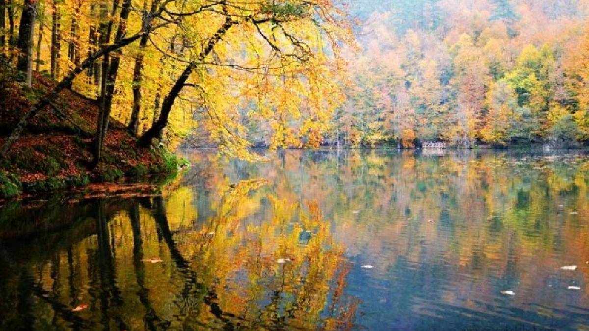 Eylül ayı bitmeden kendinizi buraya atın! Bu görüntüler bir daha gelmez: Giden doğasına hayran kalıyor