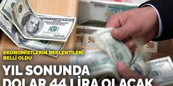 O tarihte dolar 44 lira olacak: Ekonomistlerin enflasyon ve dolar anketi sonuçlandı