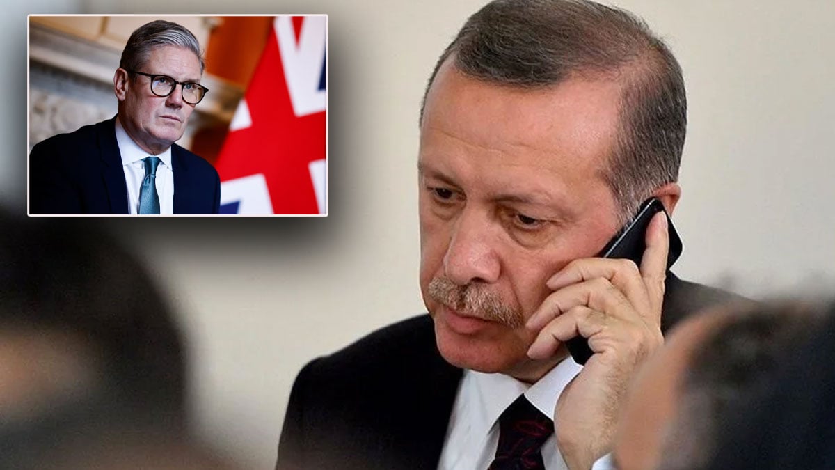 Erdoğan ve İngiltere Başbakanı Starmer telefonda görüştü