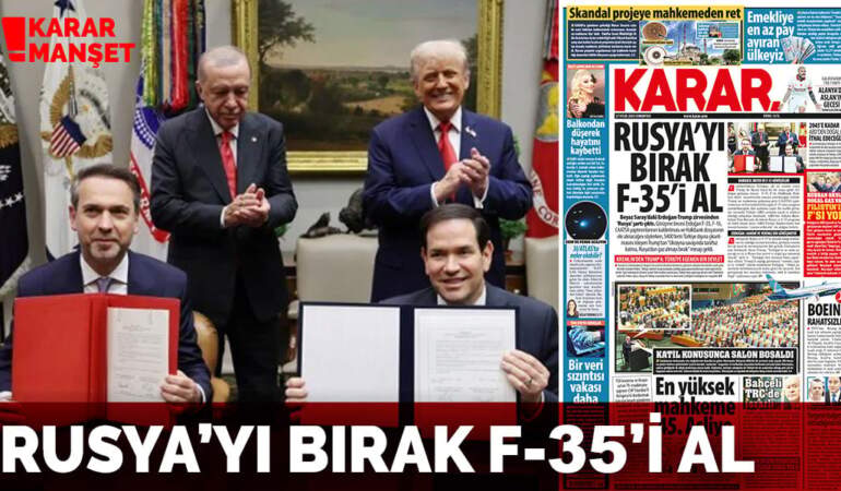 Rusya’yı bırak F-35’i al