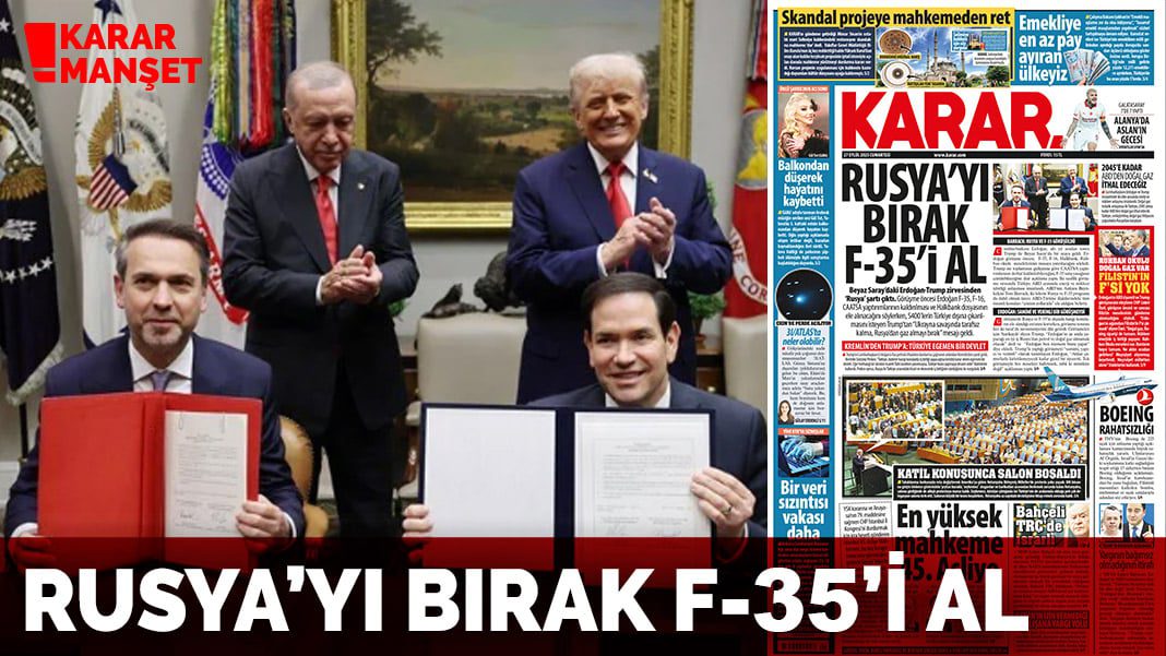 Rusya’yı bırak F-35’i al