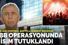 Ankara Büyükşehir Belediyesi operasyonunda 5 isim tutuklandı