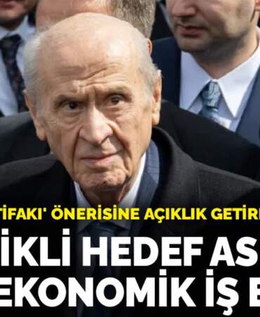 Bahçeli, ‘TRÇ İttifakı’ önerisine açıklık getirdi: Öncelikli hedef askeri değil, ekonomik iş birliği