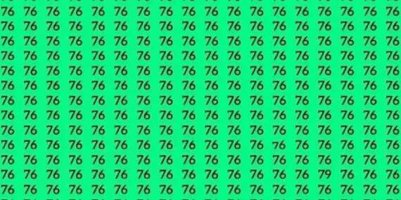 Sadece 130 IQ’ya sahip olanlar görtüyor! 6 saniyede farklı sayıyı bulabilir misiniz?