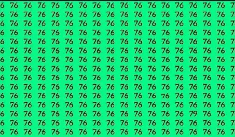 Sadece 130 IQ’ya sahip olanlar görtüyor! 6 saniyede farklı sayıyı bulabilir misiniz?
