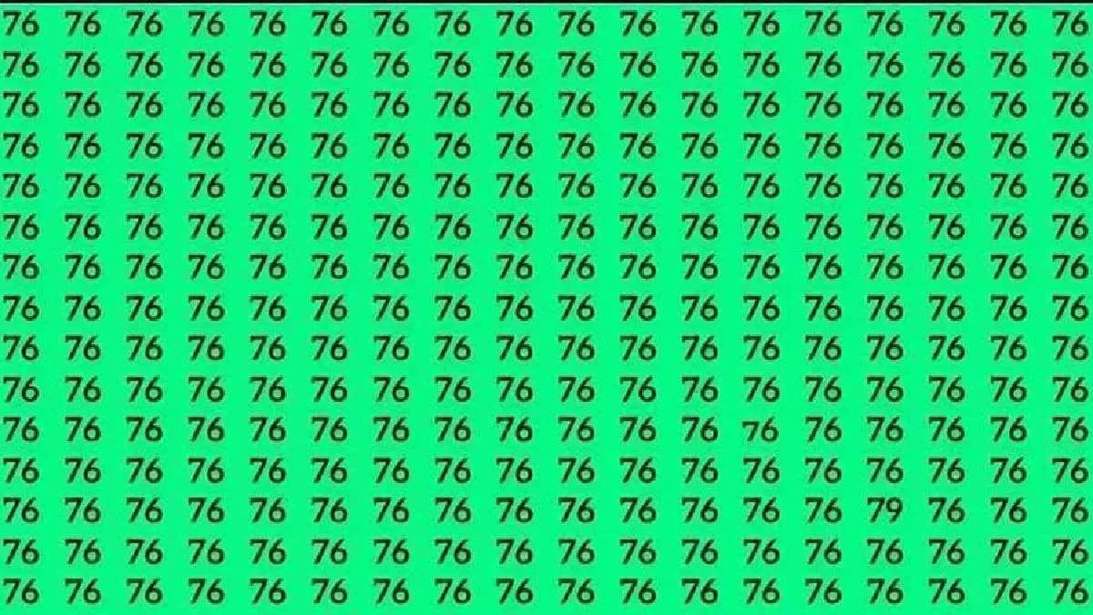 Sadece 130 IQ’ya sahip olanlar görtüyor! 6 saniyede farklı sayıyı bulabilir misiniz?