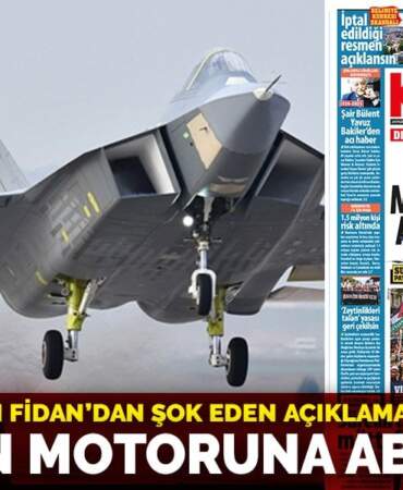 ‘Kaan’ın Motoruna ABD freni: Dışişleri Bakanı Fidan’dan şok eden açıklama