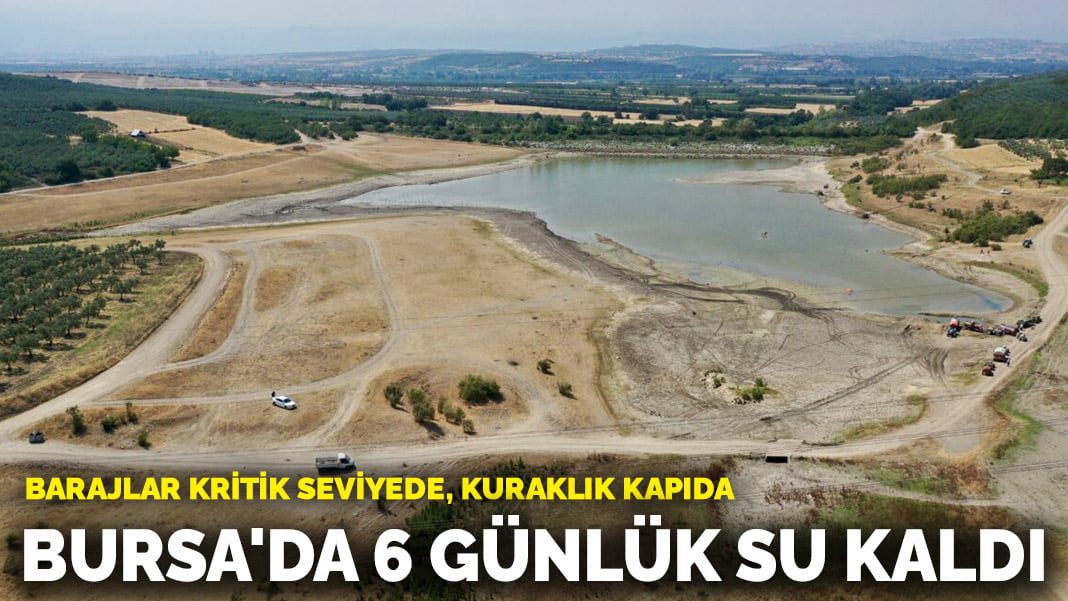 Barajlar kritik seviyede, kuraklık kapıda! Bursa’da sadece 6 günlük su kaldı
