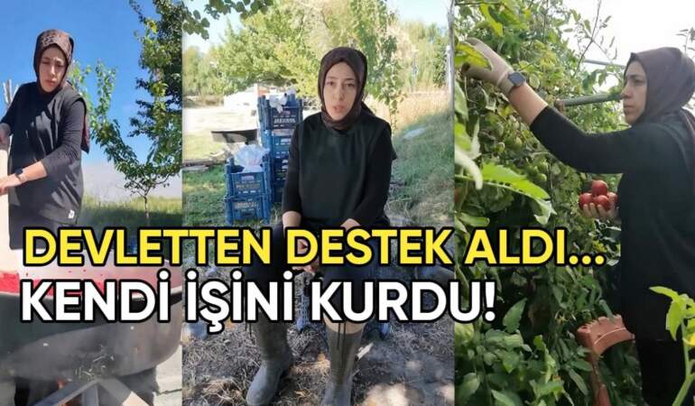 Erzincanlı kadın girişimci devlet desteğiyle patron oldu! 10 kadına istihdam sağlıyor
