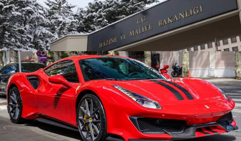 Türkiye’deki vergisiz ‘T’ plakalı Ferrari’lerin sırrı ortaya çıktı: Maliye düğmeye bastı