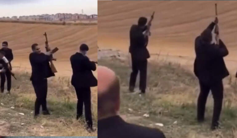 Akıllanmıyoruz! İnegöl’deki Düğün Silah Gösterisine Döndü