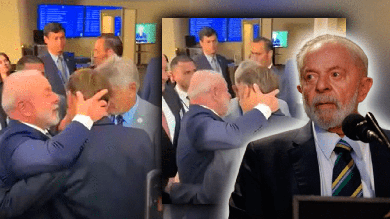 BM Zirvesinde Macron’a Sıra Dışı Temas! Brezilya Devlet Başkanı Ensesinden Tuttu, Kulağına Fısıldadı