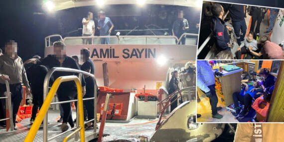 Boğaz’da Korku Dolu Anlar! Beşiktaş-Üsküdar Motoru, Kargo Gemisi ile Çarpıştı