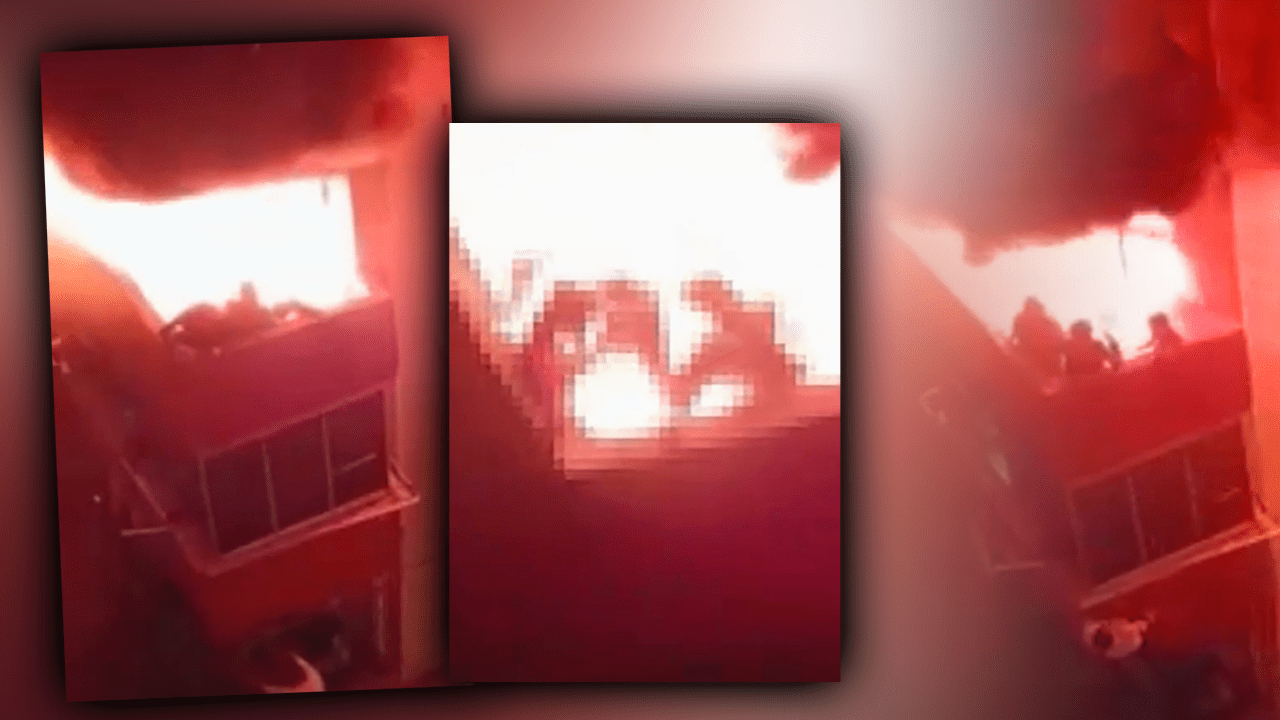 Bursa’daki Yangın Faciasının Yürek Dağlayan Görüntüsü Ortaya Çıktı! Çığlık Çığlığa Can Verdiler