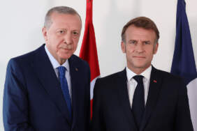 Cumhurbaşkanı Erdoğan, Fransa Cumhurbaşkanı Macron’la Görüştü
