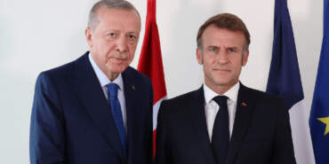 Cumhurbaşkanı Erdoğan, Fransa Cumhurbaşkanı Macron’la Görüştü