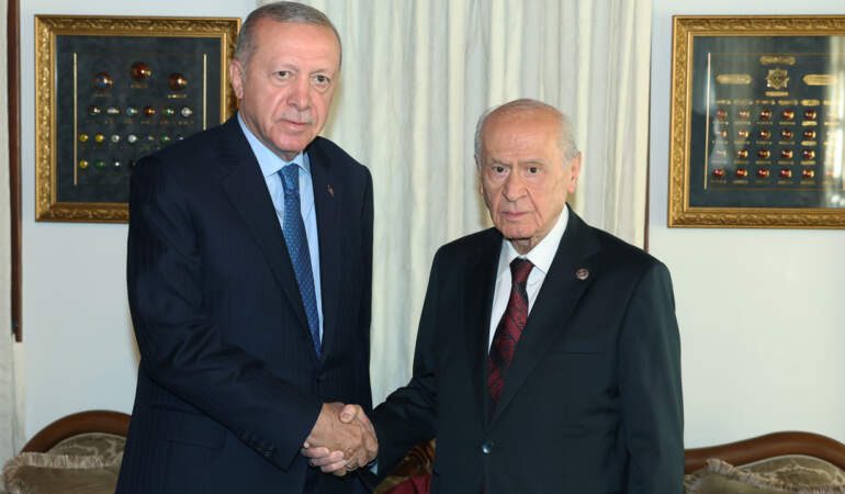 Cumhurbaşkanı Erdoğan’dan MHP Lideri Bahçeli’ye Ziyaret! Görüşme Sona Erdi