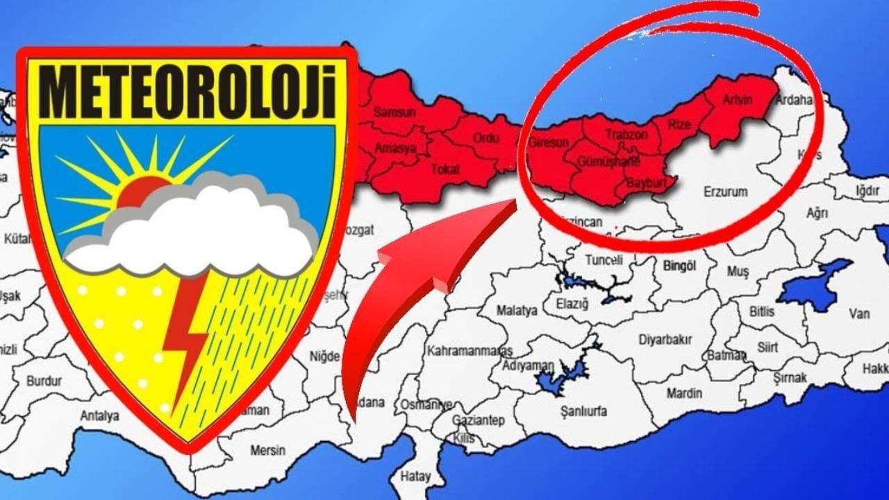 Giresun, Trabzon ve Rize’ye Son Dakika Uyarısı: Bu Akşam Başlıyor! Göz Gözü Görmeyecek