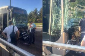 Kadıköy’de Metrobüsler Çarpıştı! 2 Yaralı