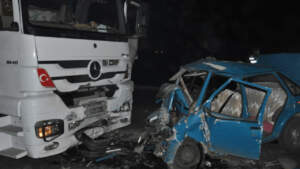 Kahramanmaraş’ta Trafik Faciası, 3 Kişi Hayatını Kaybetti