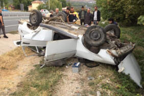 Kastamonu’da Feci Kaza! Otomobil Tepetaklak Oldu, Yaralılar Var