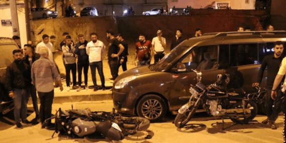 Kilis’te Motosikletler Çarpıştı, 3 Yaralı