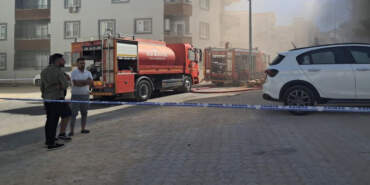 Kilis’te Tekstil Atölyesinde Yangın! Alevler Birden Büyüdü