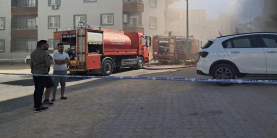 Kilis’te Tekstil Atölyesinde Yangın! Alevler Birden Büyüdü