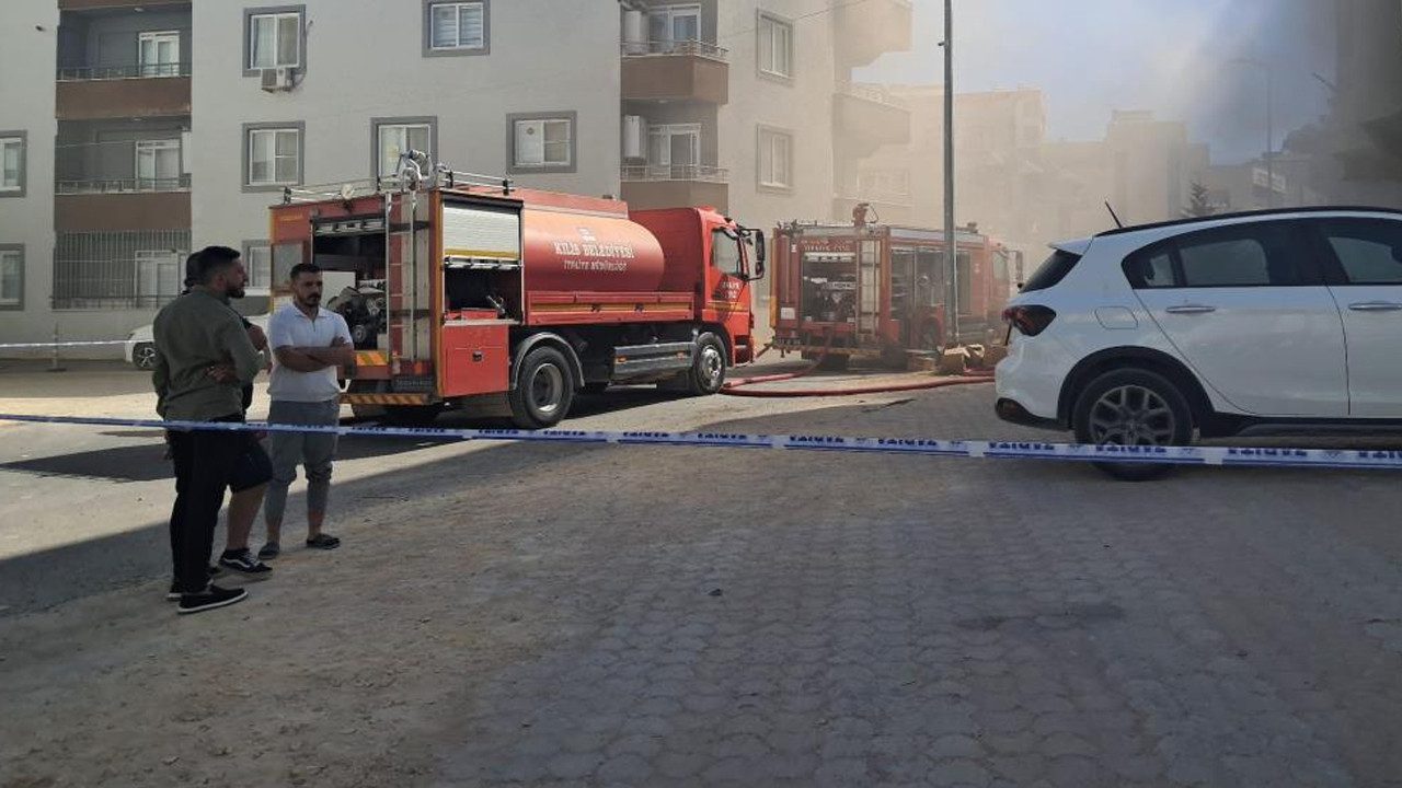 Kilis’te Tekstil Atölyesinde Yangın! Alevler Birden Büyüdü