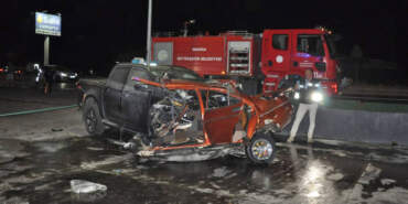 Manisa’da Feci Kaza! Otomobil İkiye Bölündü: 5 Ölü, 6 Yaralı