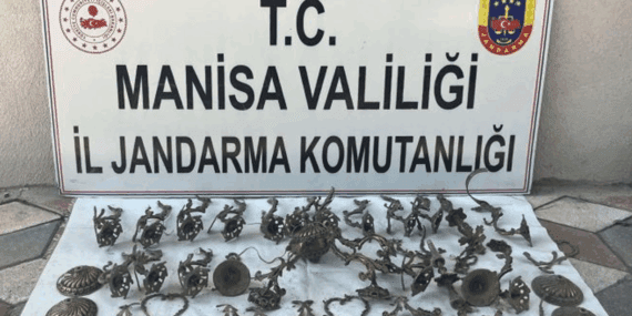 Manisa’da Kaçak Kazı Yapan 10 Şüpheliye Suçüstü