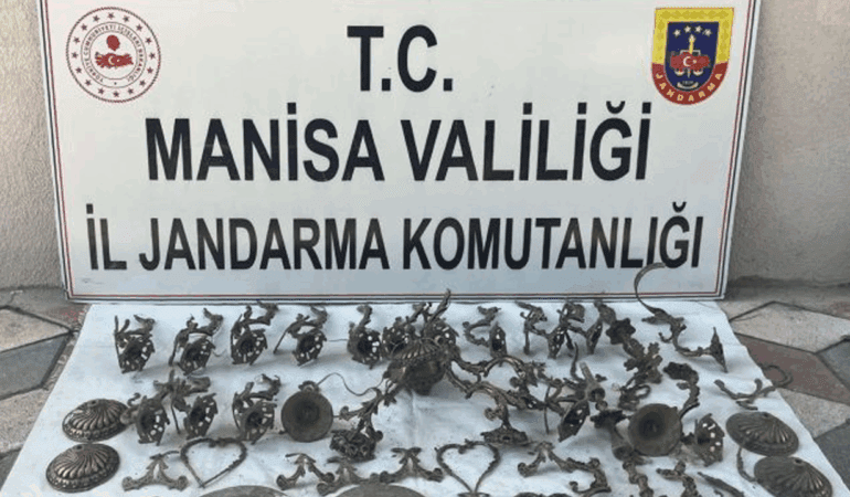 Manisa’da Kaçak Kazı Yapan 10 Şüpheliye Suçüstü