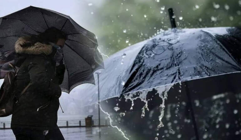 Meteoroloji’den Çok Sayıda İl İçin Uyarı: Kuvvetli Yağış ve Fırtına Geliyor