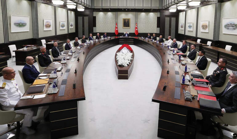 Milli Güvenlik Kurulu Toplantısı Sona Erdi