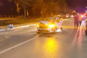 Otomobilin Çarptığı Yaya Kurtarılamadı